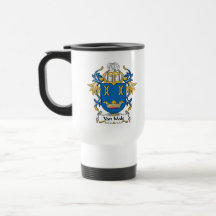 Skåpbil Manlig Familj vapensköld Kaffe Mugg