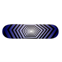 Skära i tärningar marin & vit skate board