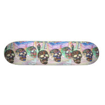Skateboard för 8 döskallar
