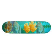 Skateboard för Cichlids för värld för centralameri