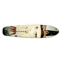 Skateboard för docka för elegantt gotiskt skrik fö