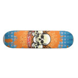 Skateboard för Grunge för blått för flygdemondöska
