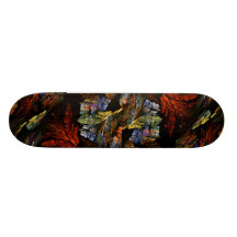 Skateboard för konst för färgharmoniabstrakt