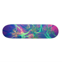 "Skateboard för konst för havSeaweed Fractal
