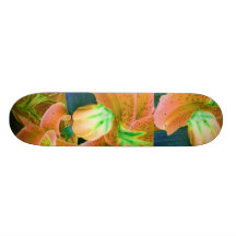 Skateboard "för orange fruktdryck"