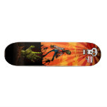Skateboard för röntgenstråleZombiehjärnor