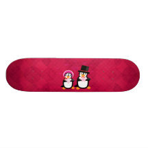 Skateboard för Victorianvalentinpingvin