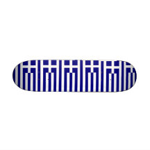 Skateboard med flagga av Grekland