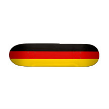 Skateboard med flagga av Tysklandet