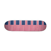 Skateboard med flagga av United States