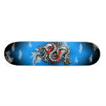 Skateboard med ormdesign
