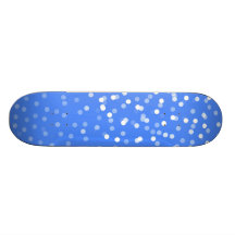 Skateboard - prickig blått