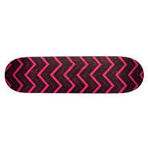 Skateboard Retro Zig Zag Chevron Pattern