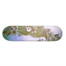 Skateboardblått skyggar mehndi