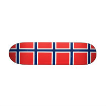 Skateboarden med sjunker av Norge