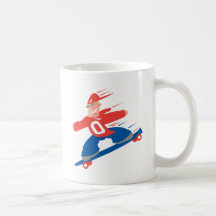 Skateboarder Kaffe Kopp