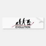Skateboarding evolution bildekal