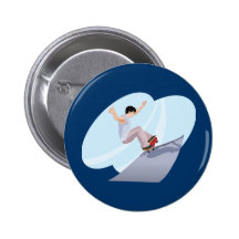 Skateboarding Knapp Med Nål