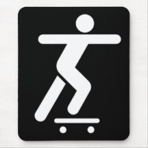 Skateboardsymbol Mousepad Musmatta