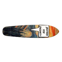 Skateboradåkare för komiskt däck för sinnessjukdom skate deck