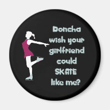 SkateChick Doncha Kylskåpmagneter