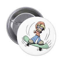 Skater!  Anpassade! Knappar