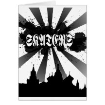 SKATER GREETING CARD