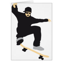 skater grußkarte