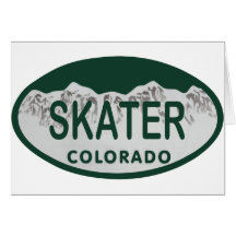 Skaterlicensoval Hälsningskort