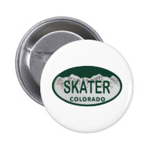 Skaterlicensoval Knapp Med Nål