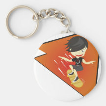Skaterpojke Nyckelring