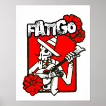 Skelett- affisch för vintagedag
