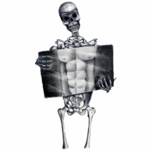 Skelett- skulptur för bröstkorgröntgenstrålefoto photo sculpture