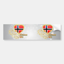 Sken på norge bildekal
