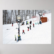 Skida backen print