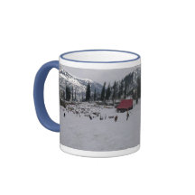 Skida helgdagar kaffe kopp