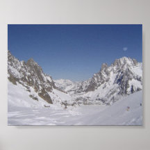 Skida på en glaciär affischer