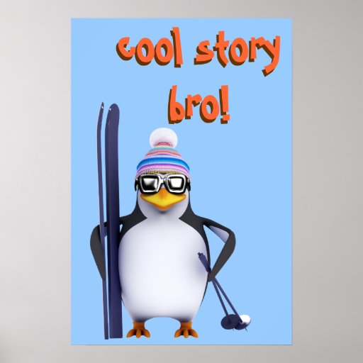 skidar den kalla pingvinet 3d med posters