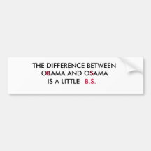 SKILLNADEN BETWEEN, OBAMA OCH OSAMA, ÄR A… BILDEKALER