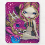 "Skimrande rosa drake" Mousepad Mus Mattor