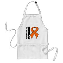 Skin Cancer Hope Never Give Up Apron