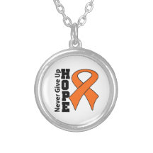 Skin Cancer Hope Never Give Up Pendant