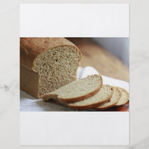 Skivat brödfoto flyg blad