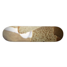 Skivat brödfoto skateboard