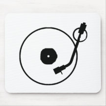 Skivspelare Mousepad Mus Mattor