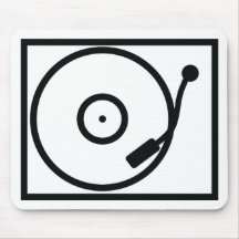skivspelareturntablesymbol musmattor