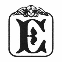 Skjorta för ängel för brev E broderad Monogram