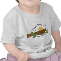 Skjorta för baby för Tweetbabypersonlig Tee