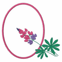 Skjorta för blomma för brev Q broderad Monogram Broderad Pikétröja