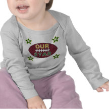 Skjorta för fotbolllångärmad T för baby och småbar T-shirts